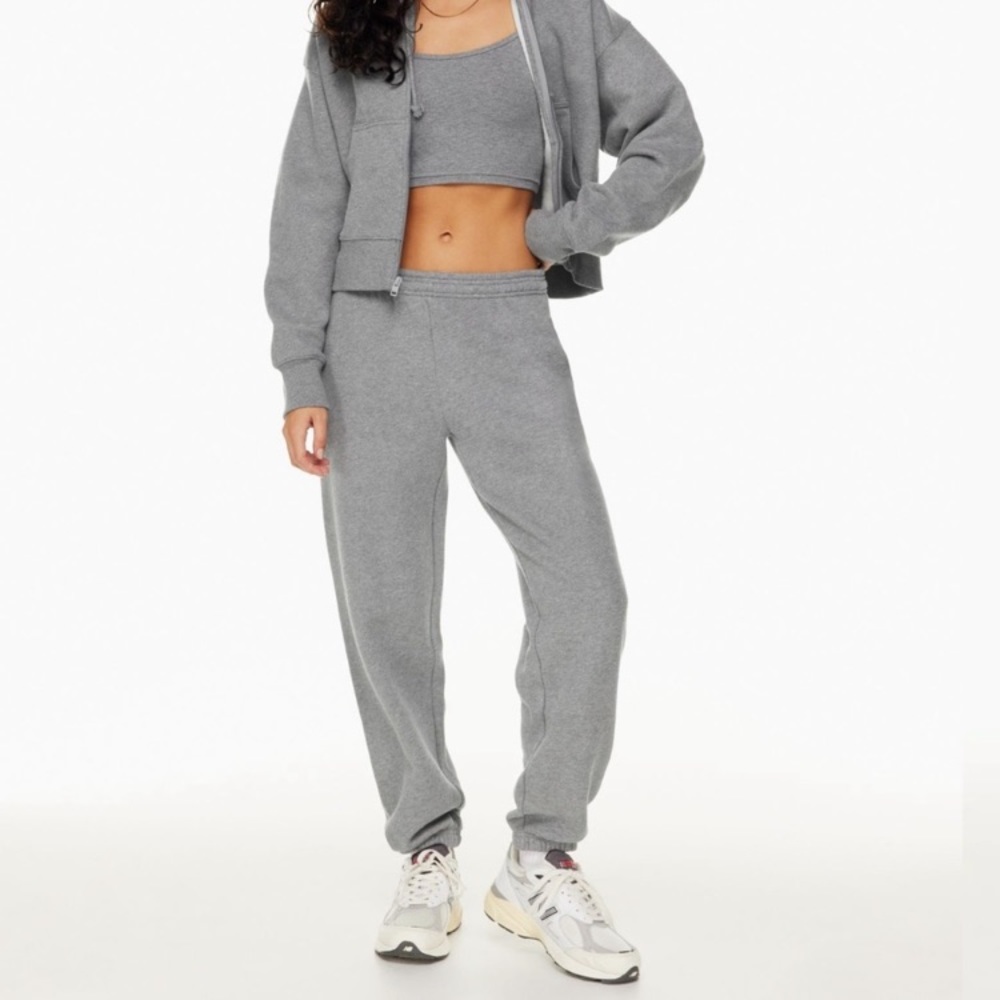 Aritzia TNA cozy fleece boyfriend sweatpants